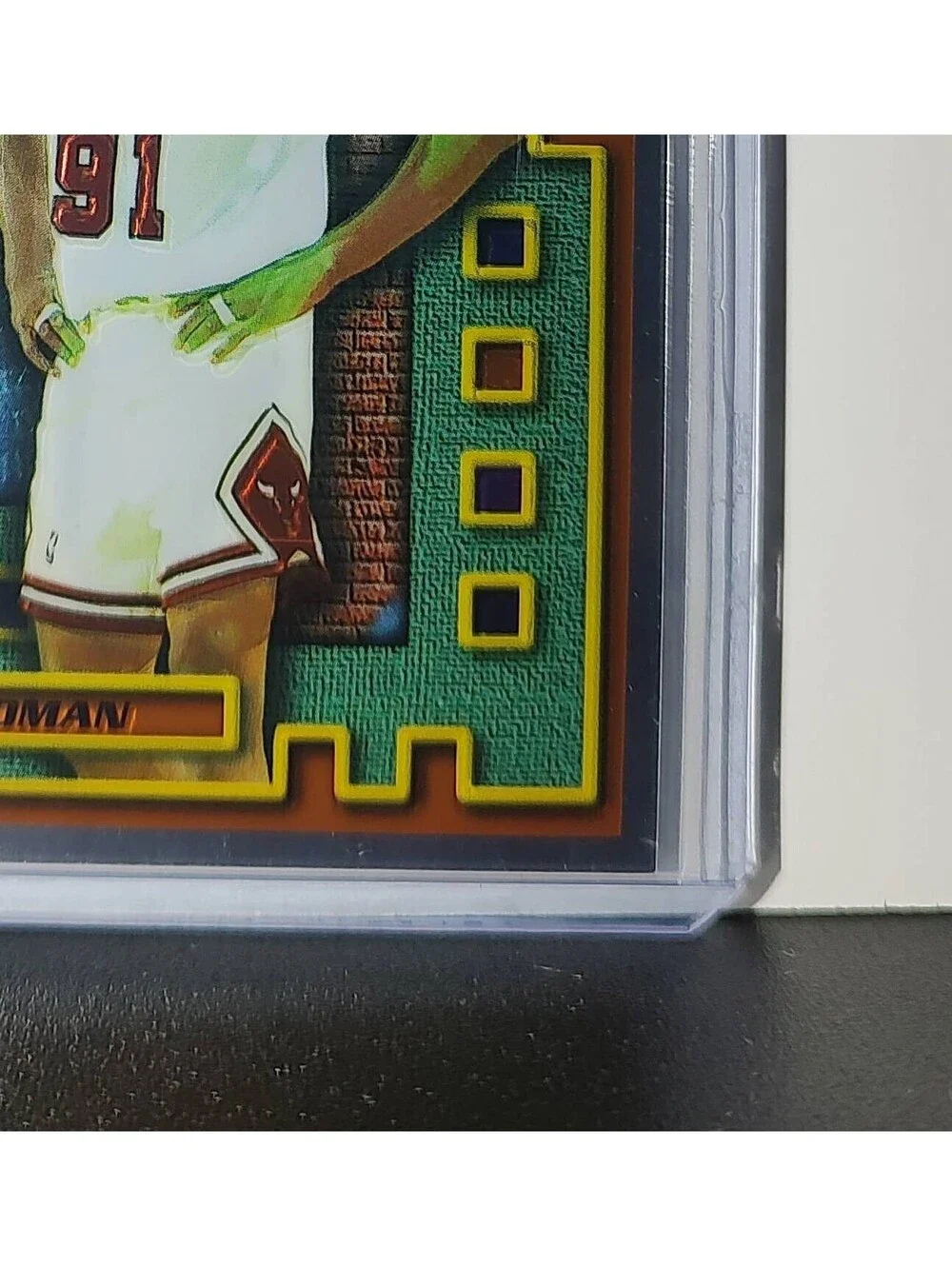 Dennis Rodman 1995-96 Topps Finest NBA #M24 Mysterly Bulls